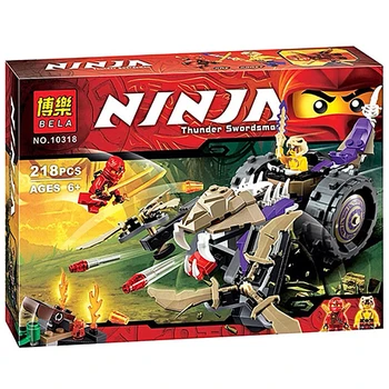 219pcs Ninja Anacondrai Drtič Kai protipožární stěny Jouet Džungle bela 10318 Vzdělávací Hračky, Stavební Bloky, Sady Kompatibilní
