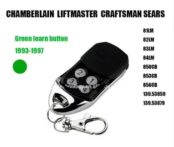 Pro LiftMaster 81LM Otvírač Garážových vrat Dálkové ovládání Zelené chytré tlačítko learn dobrý