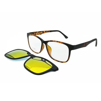 011 ULTEM čtvercový tvar optické krátkozrakost Dalekozrakost brýle rám s megnatic klip na vyměnitelné polarizační brýle pro muže