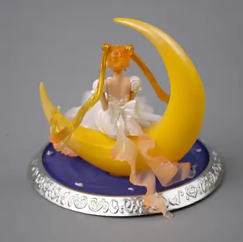 1 Ks Anime Karikatura Sailor Moon Dívky, Posezení PVC, Akční Figurky Kolekce Model Hračky, Panenky pro Děti, Dívky, Dárky