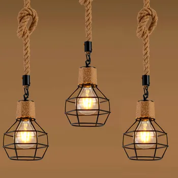 1 Ks Závěsná lampa Stínidlo Loft Závěsné Světlo pro Restaurace Domácí Obývací Pokoj Dekorace (Bez Žárovky)