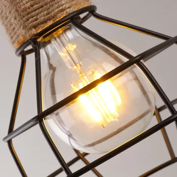 1 Ks Závěsná lampa Stínidlo Loft Závěsné Světlo pro Restaurace Domácí Obývací Pokoj Dekorace (Bez Žárovky)