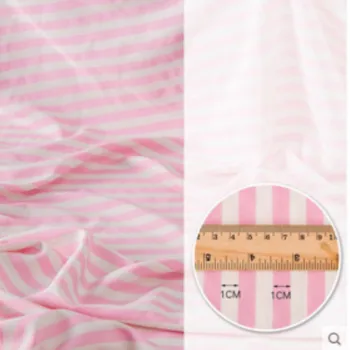 1 Metr elastický proužek šifon tkaniny non-transparentní pro letní šaty sukně látkové T361