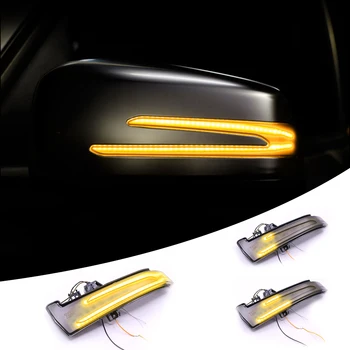 1 Pár Auto Zadní Pohled Zrcadlo Světla Směrová Světla Pro Mercedes-Benz W212 W221 W204 W176 W246 X156 C204 C117 X117 Blinkr Lampa