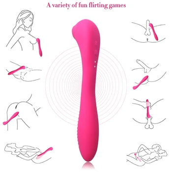 10 Režimy G-spot Klitorisu Sání vibromasseur Dobíjecí Silikonové Vagina Sucker Lízání Vibrátory vodotěsné Sexuální Hračky Ženy