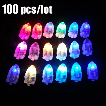 100 Ks/lot Led Balón Světla Multicolor Mini RGB Flash Ball Lampy pro Svatební Party Dekorace Nejvyšší Kvality