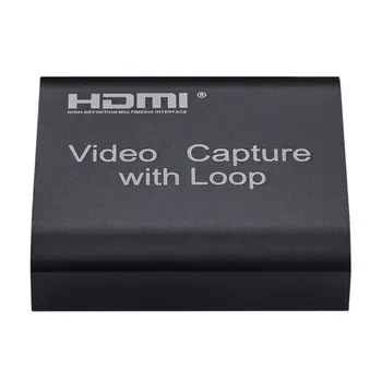 1080P 4K HDMI-kompatibilní Zařízení pro Digitalizaci Videa HDMI-kompatibilní s USB 2.0 Video zachytávací Karty Dongle Hra Záznam Místní Smyčky Ven