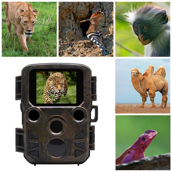 1080P Full HD Videa Mini Vodotěsné Noční Vidění Kamery Venkovní volně žijících Živočichů Scouting Kamera S PIR Senzor 0.45 s Rychle Vyvolat