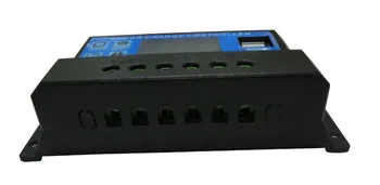 10A PWM solární panel, regulátor solární regulátor nabíjení s dual USB 12V/24V auto práce přístavu doprava zdarma SCP-10A