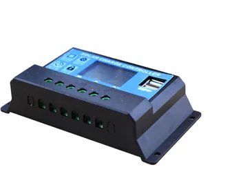 10A PWM solární panel, regulátor solární regulátor nabíjení s dual USB 12V/24V auto práce přístavu doprava zdarma SCP-10A