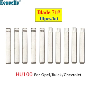 10pcs/lot KEYDIY Univerzální dálkové Ovladače Flip klíč Blade 71# HU100 Opel pro pro Chevrolet Buick