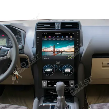 128 G Auto GPS Navigace Pro Toyota Land Cruiser Prado 150 2018 Tesla Velké Obrazovce Android Rádio, DVD Přehrávač Videa, Multimediální Auto