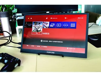 17.3-palcový Ochranné Kožené Pouzdro, Displej, Stojan, 17,3-palcový HDR herní přenosný monitor