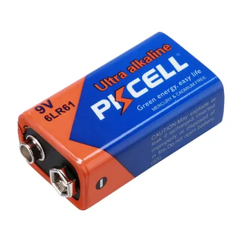 1Pack 9V 6LR61 1604A 6LF22 EN22 MN1604 Alkalické Baterie nenabíjecí Batteies pro Bezpečnostní Zařízení, alarm