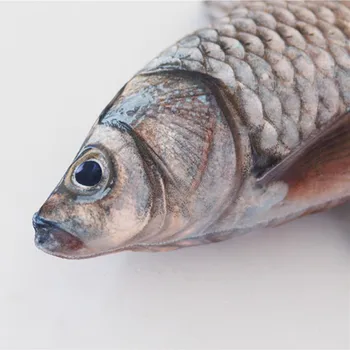 1ks 50cm Kreativní Simulace Karas Ryby Plyšové Hračky Plněné Kreslených Zvířat Měkké Ryby Polštář Panenky Děti Dárek na Valentýna