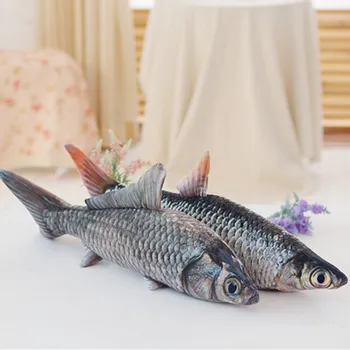 1ks 50cm Kreativní Simulace Karas Ryby Plyšové Hračky Plněné Kreslených Zvířat Měkké Ryby Polštář Panenky Děti Dárek na Valentýna