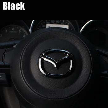 1ks Emblem Pro Mazda Atenza Axela CX4 CX5 z Nerezové Oceli, ABS Interiér Volant Štítku Štítek Náhradní Auto Příslušenství