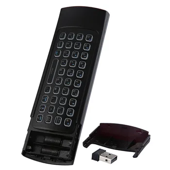 2018 NOVÉ MX3 2.4 G Mini Bezdrátová Myš Klávesnice Air Infračervené Dálkové Ovládání pro Smart TV, Android TV Box, Počítače, PC Projektory