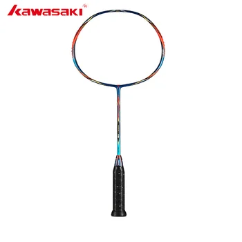 2019 Kawasaki Originální Badminton Raketa Král K9 All-around Typ T Připojit Napájení Uhlíkových Vláken Raketa Pro Středně pokročilé Hráče
