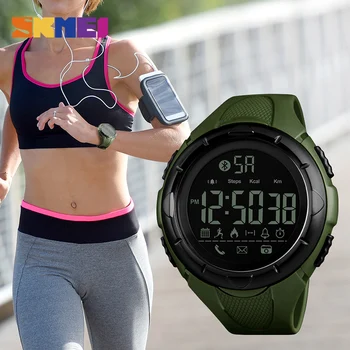 2019 Módní Sport Inteligentní Muži Hodinky Vodotěsné Krokoměr Smartwatches Kalorií Bluetooth Hodinky reloj hombre zk30 SKMEI
