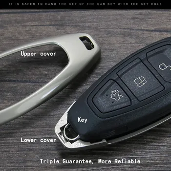 2019 Nové Zinkové Slitiny Auto Klíč Smart Remote Key Pouzdro pro Ford Fiesta Focus 3 4 MK3 MK4 Mondeo Ecosport Kuga Focus ST