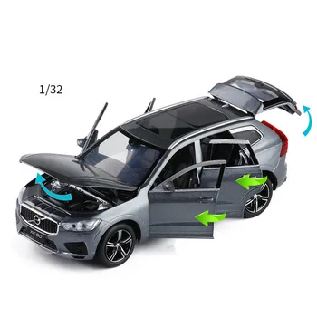 2019 Nový Model 1/32 XC60 Simulované Off-road Vozidla, Model 6 Otevřete Dveře, Zvukové a Světelné Echo Funkci, Hračka, Auto, děti, Kolekce