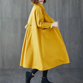 2019 Podzim Zima Dlouhý Rukáv Kapsy na Zip Oblečení Dámské Bundy Kabáty Plus Velikost Dlouhý Svetr Ženy Volné Svrchní oblečení 5XL