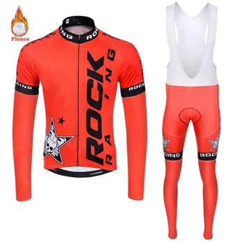 2020 Nové Mužů Zimní Cyklistika Jersey Sety Tepelné Cyklistické Oblečení Rock Dlouhý Rukáv Ropa Ciclismo MTB Kolo Maillot Cyklistický Uniformy