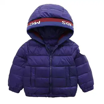 2020 Nové Podzimní zimní dětské Lehká péřová Bunda Boys&Babys Dolů Kabáty Dívky Módní Zip s Kapucí Vynosit, Dětské Oblečení