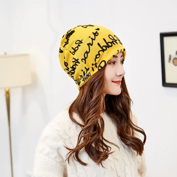2020 Podzim a v zimě žádný okraj malý klobouk Korean volný čas oblek okraj pánská a dámská pletená čepice elastický teplou čepici