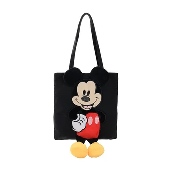 2021 Disney Mickey Mouse Trend Kabelky Ležérní Barevné taška mickey Minnie přenosnou plátěnou tašku pouta, batoh Žena Školní Tašky