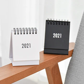 2021 psací Stůl Mini Kalendář Papíru Protable psací Stůl Příslušenství Plánování Školy, Kancelářské Potřeby Předložila Kevin&sasa Řemesla