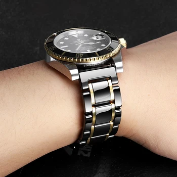 20mm 22mm Keramické Hodinky kapela Popruh pro hodinky Rolex series hodinky WatchBand Rychlé Uvolnění Nastavitelná velikost Náhradní náramek popruh
