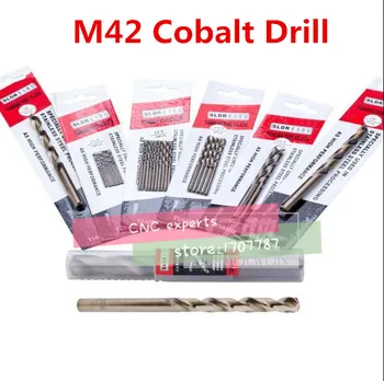 2KS 5.1 mm-7,5 mm HSS-CO M42 vrtáky Kobaltové rychlořezné oceli twist Vrtáku z Nerezové Oceli (5.2/5.5/5.8/6.0/6.5/6.8/7.0 mm/7,2 mm)