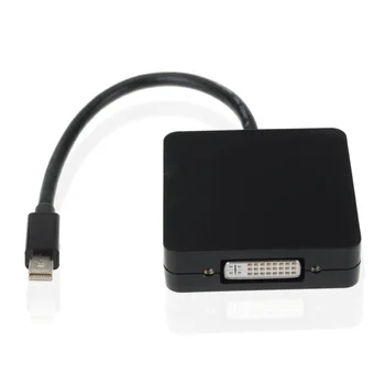 3 v 1 Mini DisplayPort Lightning na HDMI / DVI / VGA Display Port Kabel pro Mac Book Air, Mac Book Pro, iMac a Mac Mi