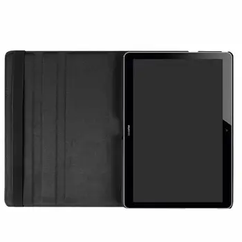 360 Rotační Pouzdro pro Huawei MediaPad T3 10 9.6 AGS-W09 AGS-L09 AGS-L03 9.6 Tablet Pu Kůže Funda Honor Play Pad 2 9.6