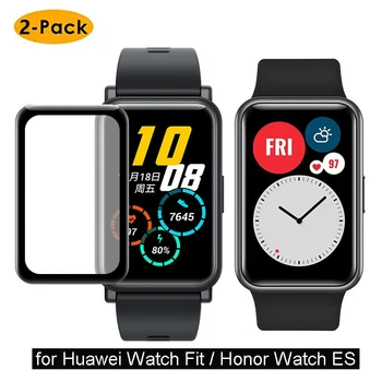 3D Skla Fólie pro Huawei Watch Vhodné Čest Sledovat ES 9H Pokrytí Screen Protector Pouzdro Kryt pro Huawei Watch Vhodné Čest Sledovat Es