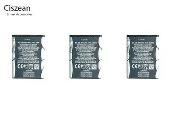 3ks/lot 890mAh BL-5B originální Baterie Pro Nokia 3230/5070/5140/5140i/5200/5300/5500/6020/6021/6060/6070/6080/6120/6120C ect