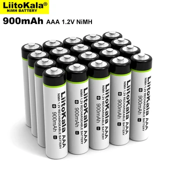 4-28PCS LiitoKala Původní AAA NiMH Baterie 1,2 V Dobíjecí Baterie 900mAh, pro Svítilny, Hračky