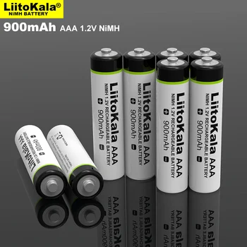 4-28PCS LiitoKala Původní AAA NiMH Baterie 1,2 V Dobíjecí Baterie 900mAh, pro Svítilny, Hračky