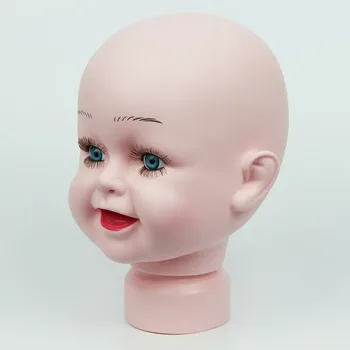 42 CM Nerozbitný Realistické Plastové Dítě Manekýn Figuríny Hlavou Pro Klobouk Displej,Dítě Figuríny Hlavy
