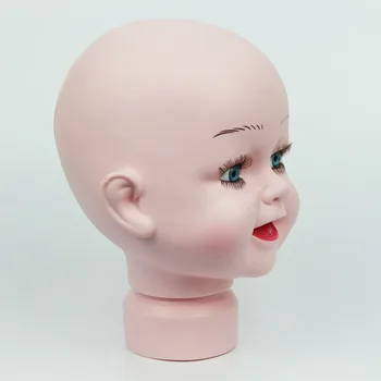 42 CM Nerozbitný Realistické Plastové Dítě Manekýn Figuríny Hlavou Pro Klobouk Displej,Dítě Figuríny Hlavy