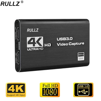4K VSTUPU Video zachytávací Karty USB 3.0 1080P Hry Grabber HDMI-kompatibilní zachytávací Karty pro Youtube Live Streaming Vysílání Deska