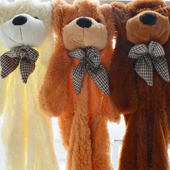 [5 Barev] 80 CM velký medvídek kůže medvědí srst plyšové hračky brinquedos factory velkoobchodní ceny