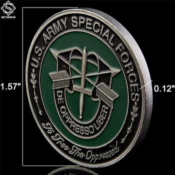 5KUSŮ/Mnoho Armády Spojených Států Výzva Zelené Barety Mince Speciálních Sil De Oppresso Liber Osvobodit Od Útlaku