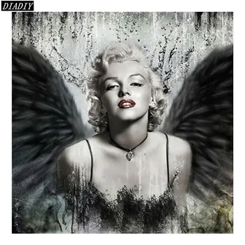 5d DIY Diamantový Obraz Marilyn Monroe,cross stitch plné pryskyřice diamond výšivky mozaika vzor drahokamu mozaika 3d obraz