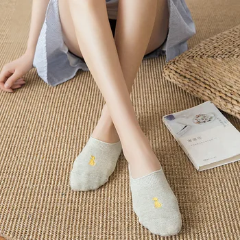 6 párů Kawaii Bederní Ovoce Vzorované Dámské Ponožky Oblek Celou Sezónu Silnější Spodní Teplé Ženy Výšivky Ponožky Ženské Sox Meias