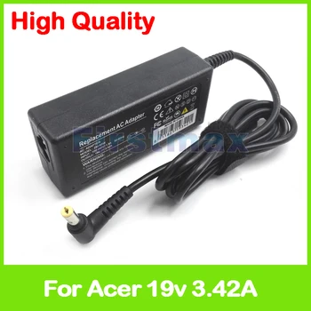 65W 19V 3.42 A AC adaptér napájení pro Acer Aspire 1200 1300 1301 1302 1304 1306 1307 1310 1313 1314 1315 1400 3030 nabíječka