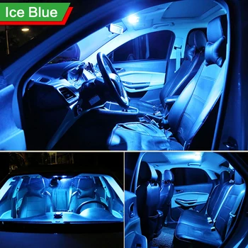 6ks Auto Světla LED Vnitřní Dome Čtení osvětlení Zavazadlového prostoru Pro Volkswagen VW Tiguan 2009 2010 2011 2012 2013 Příslušenství