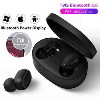 A6S TWS Bluetooth Headset Bezdrátová Sluchátka Šumu Sluchátka Sportovní Vodotěsná Sluchátka Automatické Párování s HD Duální Mikrofon